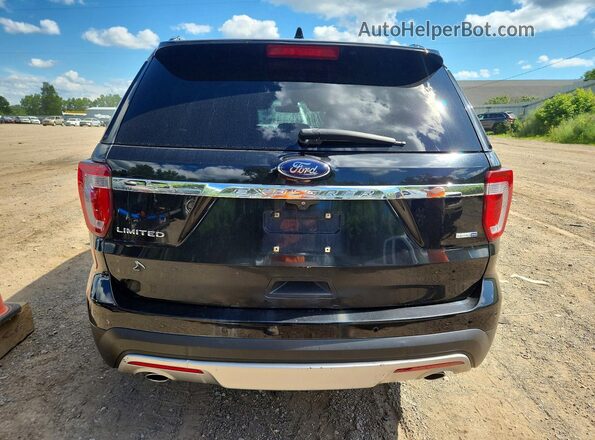1FM5K8F86GGA46389 2016 FORD EXPLORER Black Widok z tyłu