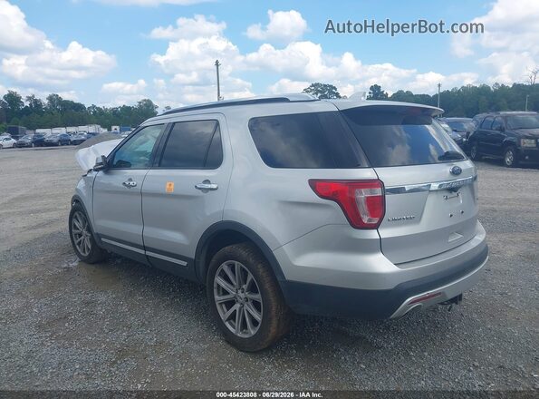 1FM5K8F87GGC06991 2016 FORD EXPLORER Silver Задня ліва чверть