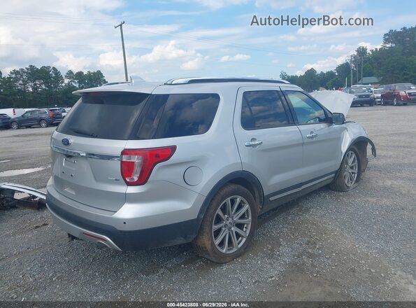 1FM5K8F87GGC06991 2016 FORD EXPLORER Silver Задня права чверть