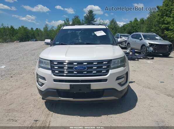 1FM5K8F87GGD08260 2016 FORD EXPLORER White უკანა სალონის ხედი