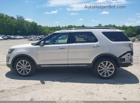 1FM5K8F87GGD08260 2016 FORD EXPLORER White 