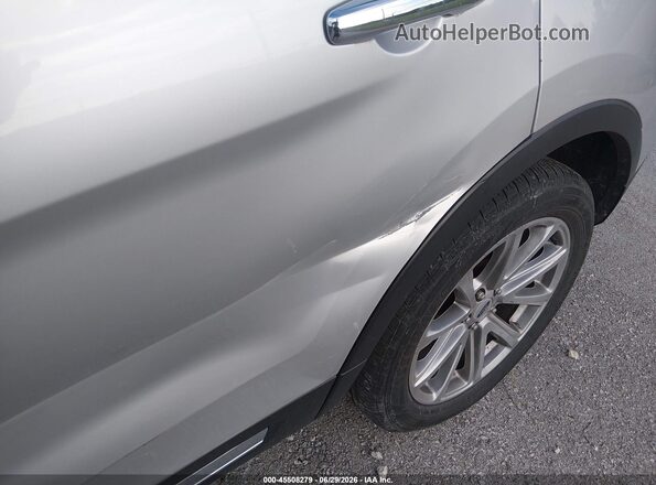 1FM5K8F87HGC39183 2017 FORD EXPLORER Silver Front view