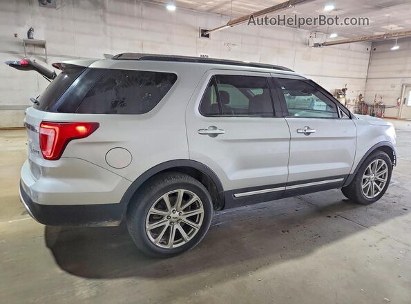 1FM5K8F88HGC23722 2017 FORD EXPLORER Серебряный Задняя правая четверть