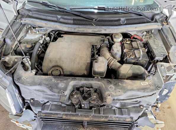 1FM5K8F88HGC23722 2017 FORD EXPLORER Серебряный Вид подкапотного пространства