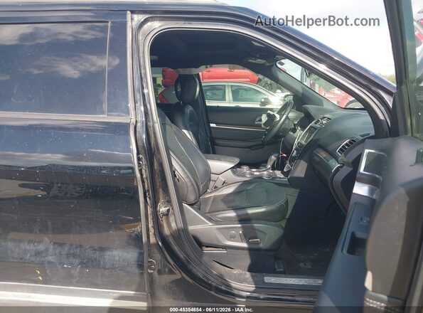 1FM5K8F88JGA69700 2018 FORD EXPLORER Black Vista interior delantera