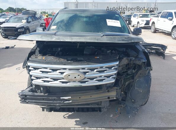 1FM5K8F88JGA69700 2018 FORD EXPLORER Black Vista frontal