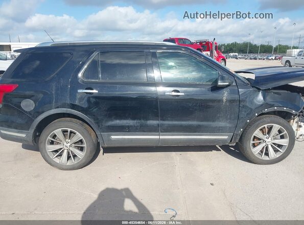 1FM5K8F88JGA69700 2018 FORD EXPLORER Black Vista interior de 360 grados