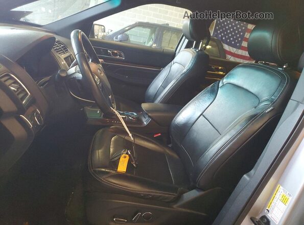 1FM5K8F89GGA29800 2016 FORD EXPLORER Silver წინა სალონის ხედი