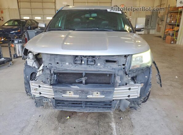 1FM5K8F89GGA29800 2016 FORD EXPLORER Silver წინა ხედი