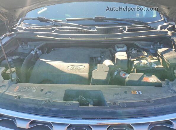 1FM5K8F89GGA39114 2016 FORD EXPLORER Gray Engine compartment view