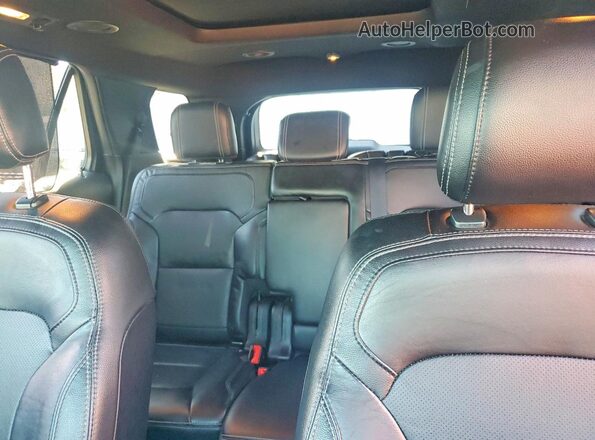1FM5K8F89GGA39114 2016 FORD EXPLORER Gray Rear seats view
