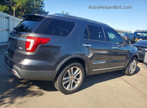 1FM5K8F89GGA39114 2016 FORD EXPLORER Gray Rear right