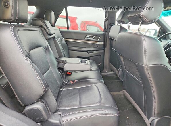 1FM5K8F89GGA79712 2016 FORD EXPLORER Silver უკანა სალონის ხედი