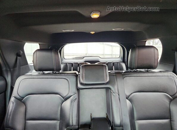 1FM5K8F89GGA79712 2016 FORD EXPLORER Silver უკანა სავარძლების ხედი