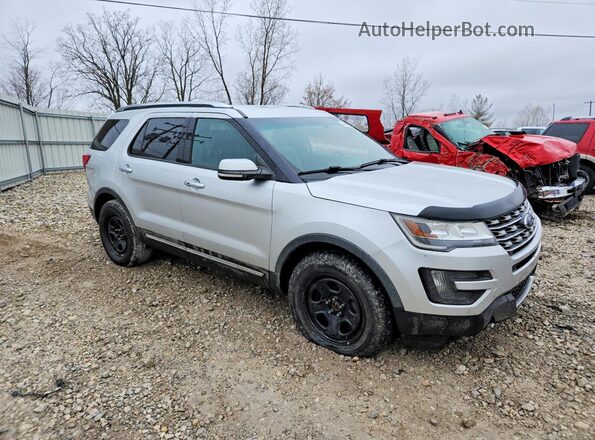 1FM5K8F89GGA79712 2016 FORD EXPLORER Silver წინა მარჯვენა