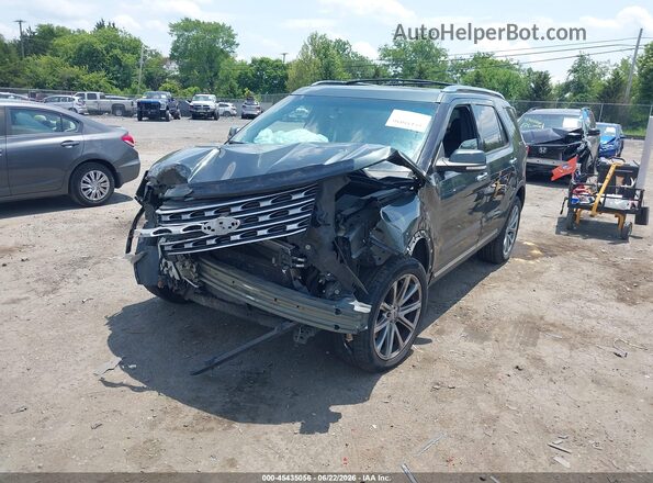 1FM5K8F89GGC06989 2016 FORD EXPLORER Green Передня ліва чверть