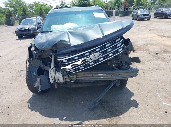 1FM5K8F89GGC06989 2016 FORD EXPLORER Green Вид спереду
