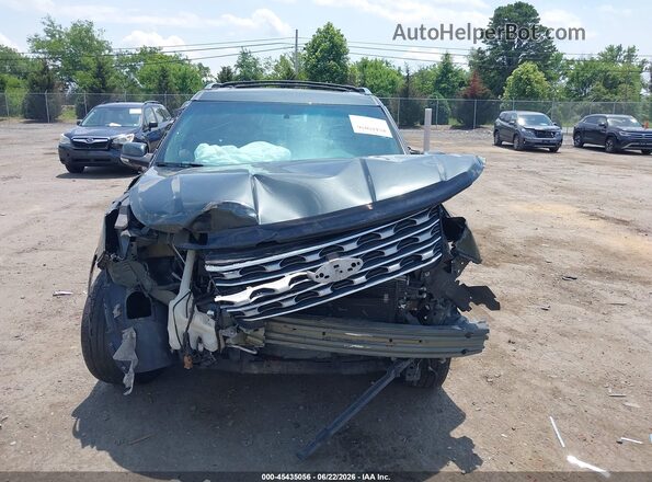1FM5K8F89GGC06989 2016 FORD EXPLORER Green Вид задньої частини салону