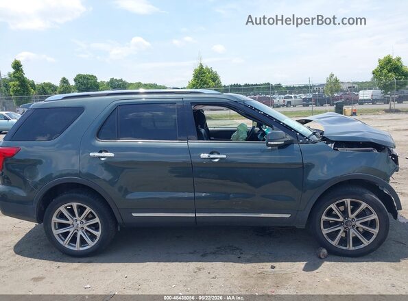 1FM5K8F89GGC06989 2016 FORD EXPLORER Green Панорамний вид салону 360°