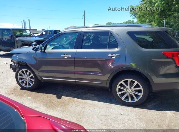 1FM5K8F89GGD07711 2016 FORD EXPLORER Gray 