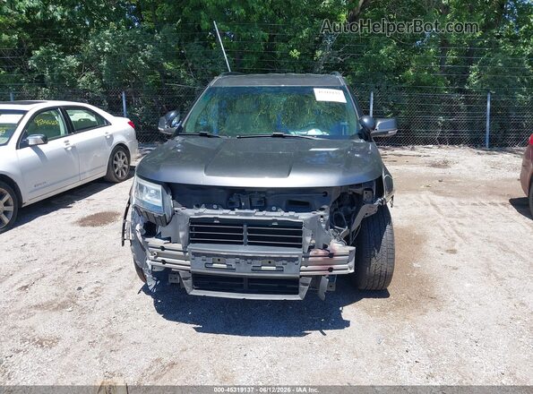 1FM5K8F89GGD07711 2016 FORD EXPLORER Gray უკანა სალონის ხედი