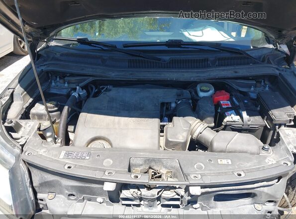 1FM5K8F89GGD07711 2016 FORD EXPLORER Gray უკანა ხედი