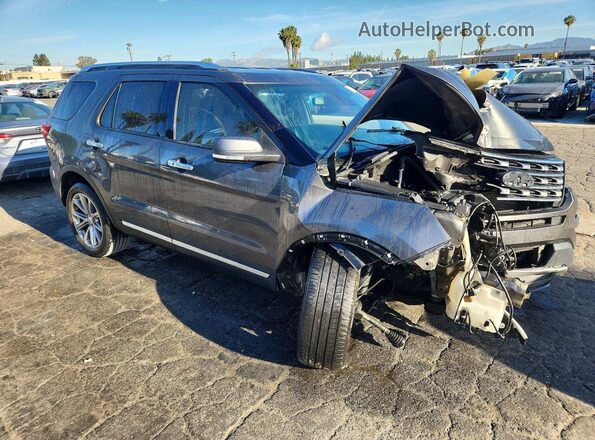 1FM5K8F89HGD99968 2017 FORD EXPLORER Gray 