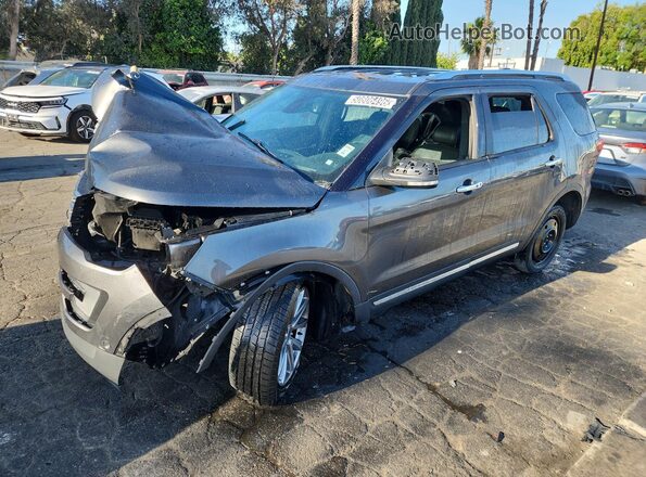 1FM5K8F89HGD99968 2017 FORD EXPLORER Gray 