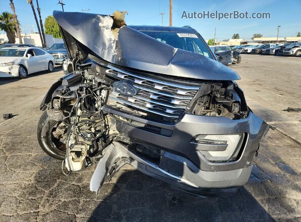 1FM5K8F89HGD99968 2017 FORD EXPLORER Gray 