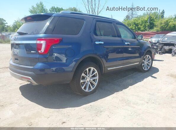 1FM5K8F8XGGA46640 2016 FORD EXPLORER Blue Tył prawy