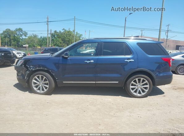 1FM5K8F8XGGA46640 2016 FORD EXPLORER Blue Widok wnętrza 360 stopni