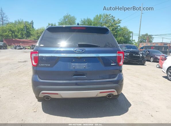 1FM5K8F8XGGA46640 2016 FORD EXPLORER Blue 