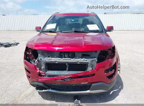 1FM5K8F8XGGA79315 2016 FORD EXPLORER Red Vista interior trasera