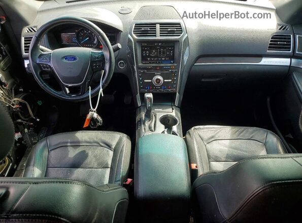 1FM5K8F8XGGC06841 2016 FORD EXPLORER Серый Вид панели приборов