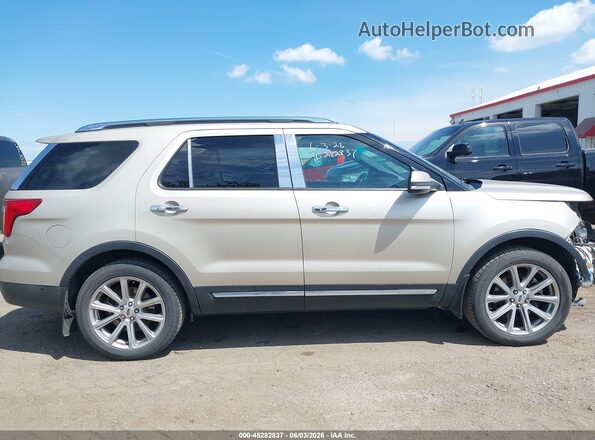 1FM5K8F8XHGA11629 2017 FORD EXPLORER Beige 