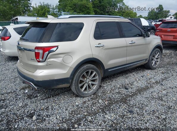 1FM5K8F8XHGA16846 2017 FORD EXPLORER Gold უკანა მარჯვენა