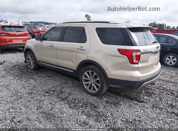 1FM5K8F8XHGA16846 2017 FORD EXPLORER Gold უკანა მარცხენა
