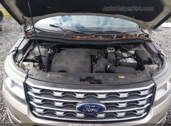 1FM5K8F8XHGA16846 2017 FORD EXPLORER Gold უკანა ხედი