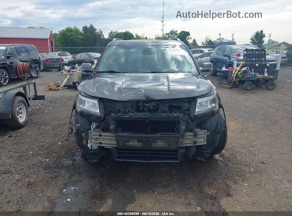 1FM5K8F8XHGA53377 2017 FORD EXPLORER Black Rear interior view