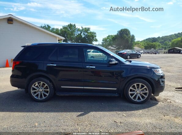 1FM5K8F8XHGC92959 2017 FORD EXPLORER Black უკანა სალონის ხედი