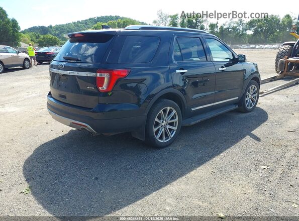 1FM5K8F8XHGC92959 2017 FORD EXPLORER Black უკანა მარჯვენა