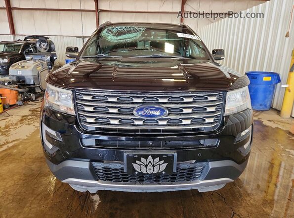 1FM5K8F8XHGD16208 2017 FORD EXPLORER Black Vista frontal