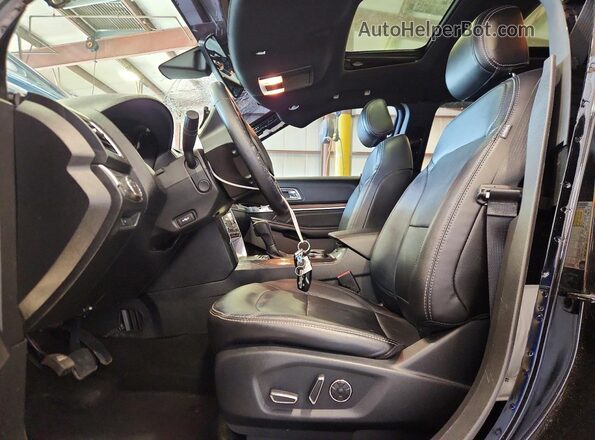 1FM5K8F8XHGD16208 2017 FORD EXPLORER Black Vista interior delantera