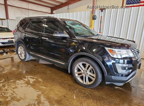 1FM5K8F8XHGD16208 2017 FORD EXPLORER Black Delantero derecho