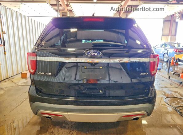 1FM5K8F8XHGD16208 2017 FORD EXPLORER Black Vista trasera