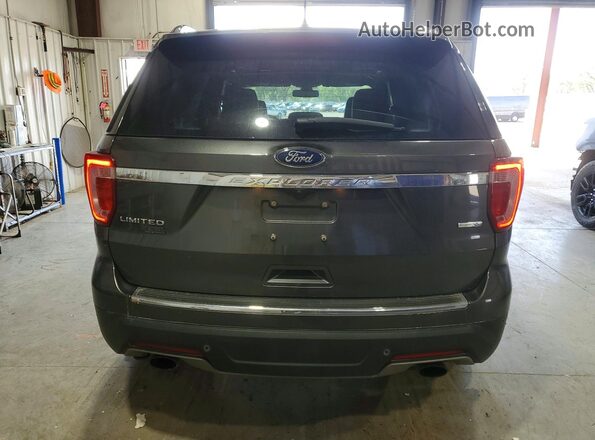 1FM5K8FH1KGA42775 2019 FORD EXPLORER Угольный Вид сзади