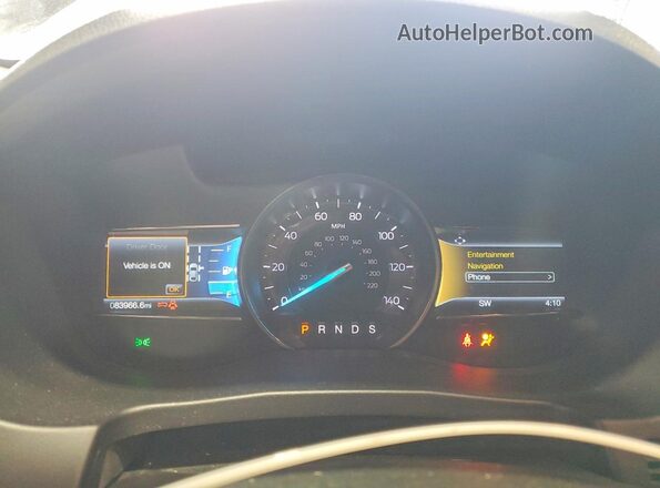 1FM5K8FH1KGA42775 2019 FORD EXPLORER Угольный Вид щитка приборов