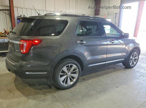 1FM5K8FH1KGA42775 2019 FORD EXPLORER Угольный Задняя правая четверть