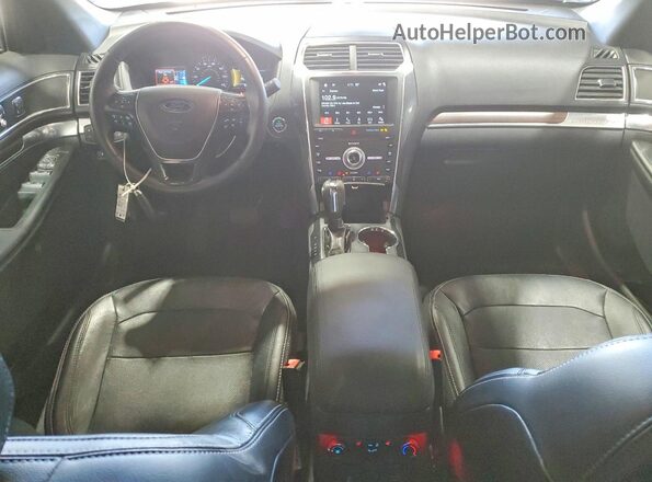 1FM5K8FH1KGA42775 2019 FORD EXPLORER Угольный Вид панели приборов