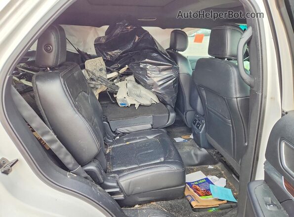 1FM5K8FH2GGC83168 2016 FORD EXPLORER Белый Вид задней части салона
